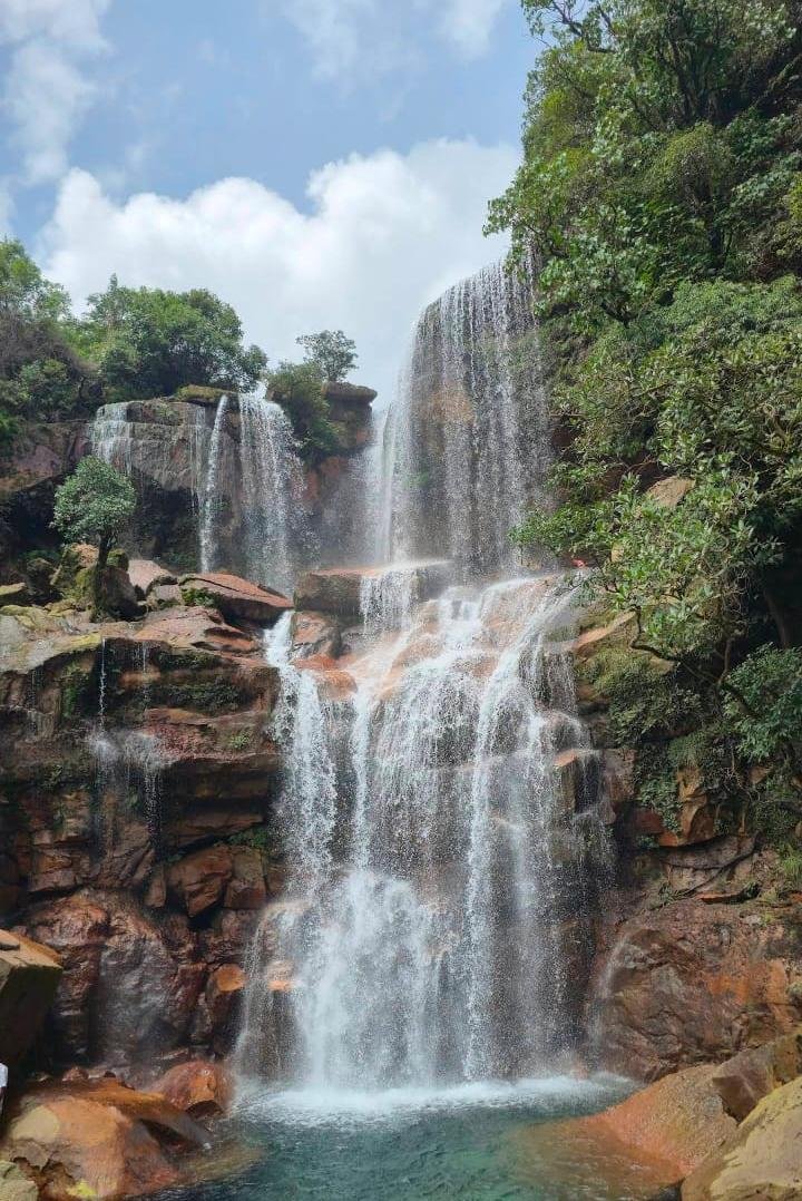 Tiered cascades, East Khasi Hills